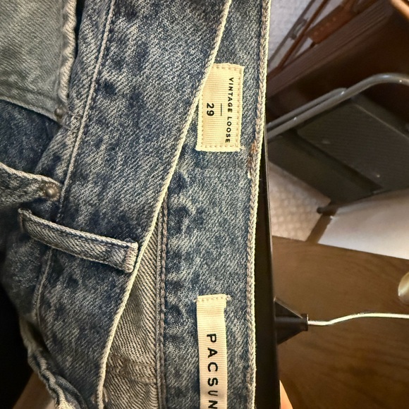 Pacsun Vintage Loose Patchwork Jeans High Waisted - Picture 10 of 13